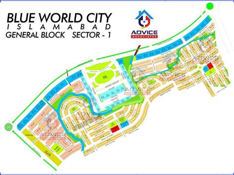 blue world city map